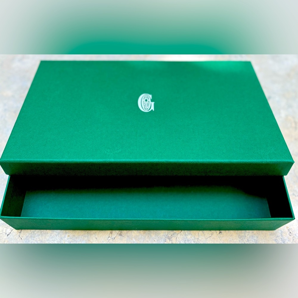 Authentic Goyard green Luxury Men's Accessory Box
